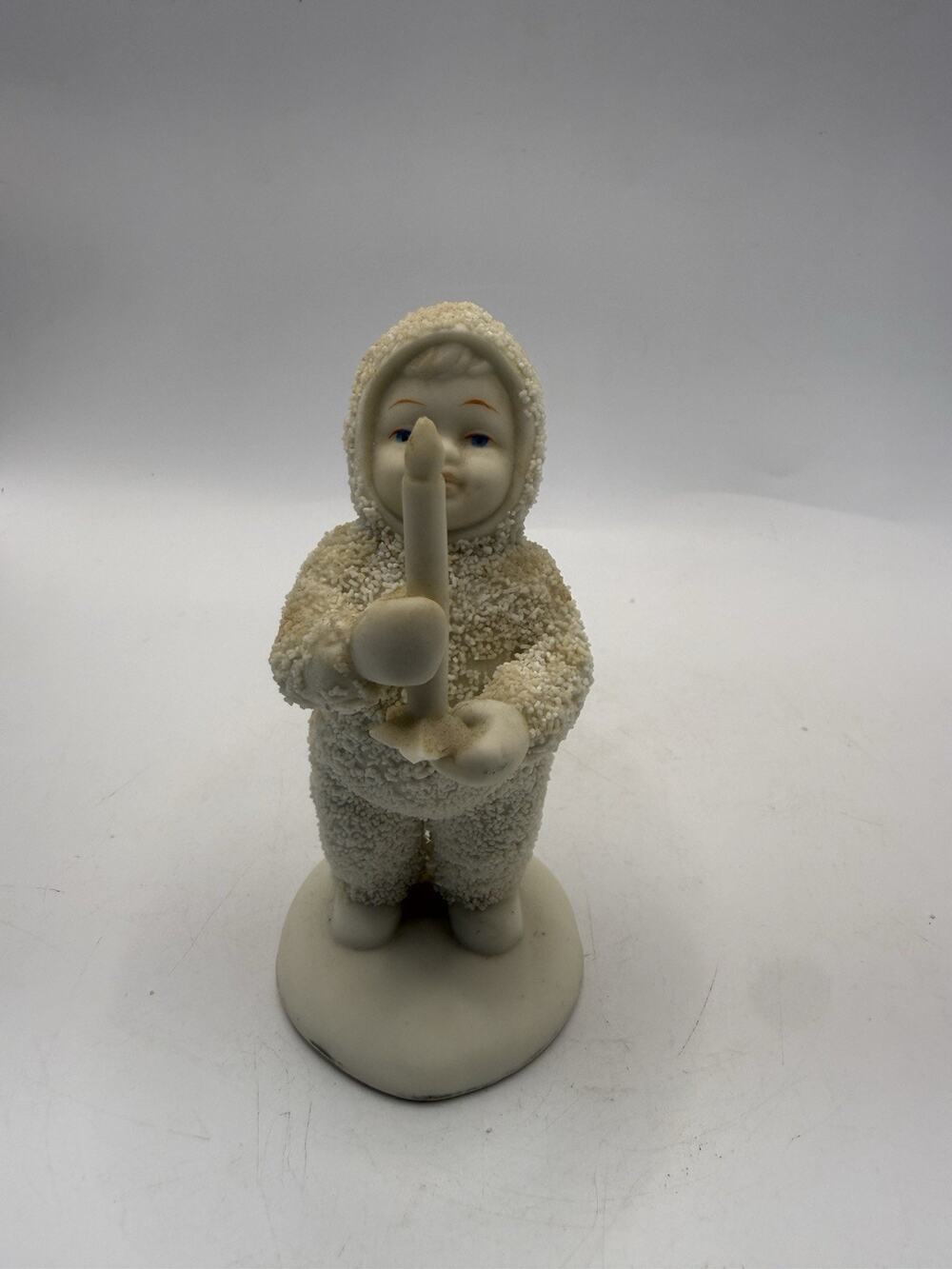 Dept 56 Snowbabies Just One Little Candle Figurine 68233 Taiwan Retired *